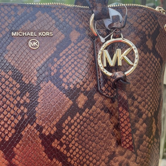 MK Elson large satchel vegan faux leather - Picture 8 of 10